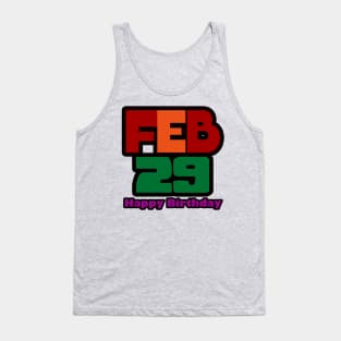 February 29 Birthday Tank Top